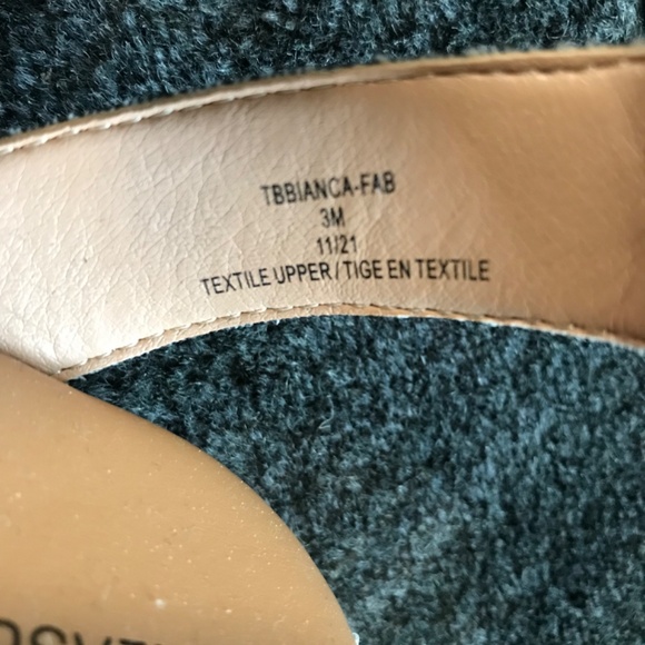 Nordstrom Black Espadrille Platform Sandals - Size 3M - Picture 4 of 8